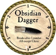 Obsidian Dagger - 2009 (Gold) - C