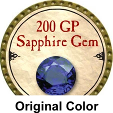200 GP Sapphire Gem - 2010 (Gold) - misprint pink - C37