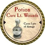 Potion Cure Lt. Wounds (R) - 2008 (Gold)