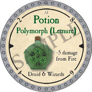 Potion Polymorph (Lemure) - 2019 (Platinum) - UC