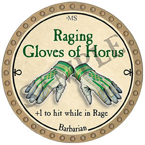 Raging Gloves of Horus - 2024 (Gold) - UC