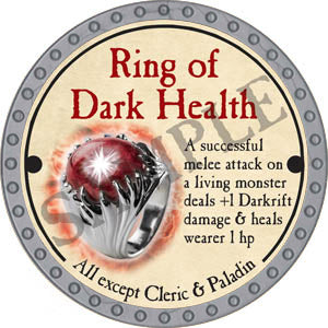 Ring of Dark Health - 2017 (Platinum) - C35