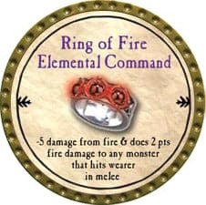 Ring of Fire Elemental Command - 2009 (Gold)