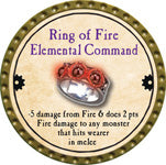 Ring of Fire Elemental Command - 2013 (Gold)