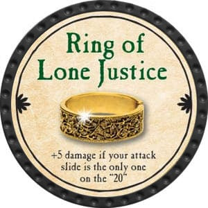 Ring of Lone Justice - 2015 (Onyx) - C26