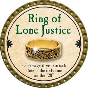 Ring of Lone Justice - 2015 (Gold) - UC