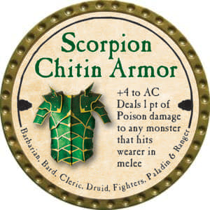 Scorpion Chitin Armor - 2014 (Gold) - C49