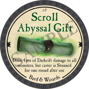 Scroll Abyssal Gift - 2018 (Onyx) - C26