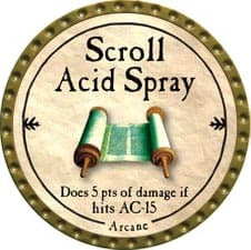 Scroll Acid Spray - 2009 (Gold) - C