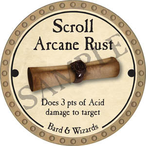 Scroll Arcane Rust - 2017 (Gold) - C