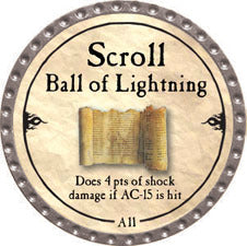Scroll Ball of Lightning - 2010 (Platinum)