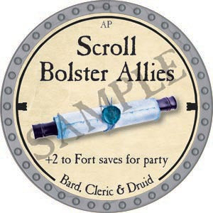Scroll Bolster Allies - 2020 (Platinum) - C17