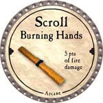 Scroll Burning Hands - 2008 (Platinum) - C37
