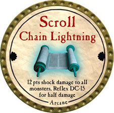 Scroll Chain Lightning - 2011 (Gold) - C74