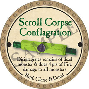 Scroll Corpse Conflagration - 2017 (Gold)