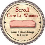 Scroll Cure Lt. Wounds (R) - 2007 (Platinum) - C17