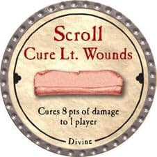 Scroll Cure Lt. Wounds (R) - 2008 (Platinum) - R
