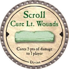 Scroll Cure Lt. Wounds (UC) - 2008 (Platinum) - C37