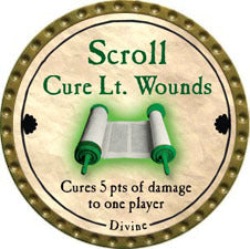 Scroll Cure Lt. Wounds (UC) - 2011 (Gold) - UC