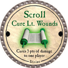 Scroll Cure Lt. Wounds (UC) - 2011 (Platinum) - UC