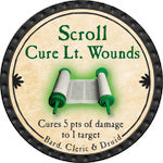 Scroll Cure Lt. Wounds (UC) - 2015 (Onyx) - C26
