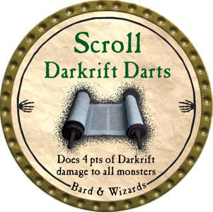 Scroll Darkrift Darts - 2012 (Gold) - C37