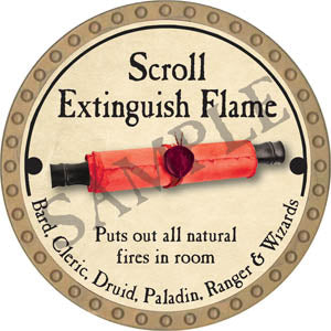 Scroll Extinguish Flame - 2017 (Gold)