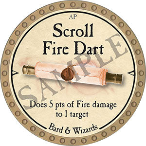 Scroll Fire Dart - 2021 (Gold)