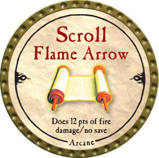 Scroll Flame Arrow - 2010 (Gold) - R