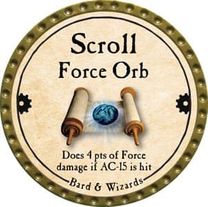 Scroll Force Orb - 2013 (Gold) - C