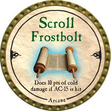 Scroll Frostbolt - 2010 (Gold) - UC