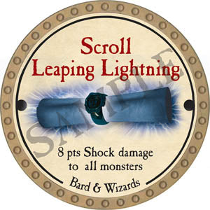 Scroll Leaping Lightning - 2017 (Gold) - R