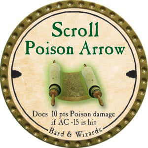 Scroll Poison Arrow - 2014 (Gold) - C37