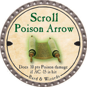 Scroll Poison Arrow - 2014 (Platinum) - UC