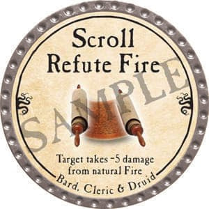 Scroll Refute Fire - 2016 (Platinum) - C