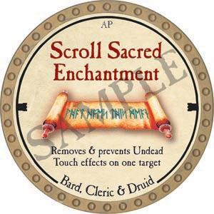 Scroll Sacred Enchantment - 2020 (Gold) - R