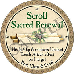 Scroll Sacred Renewal - 2021 (Gold)