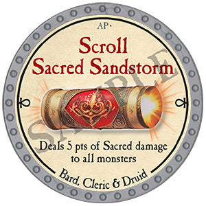 Scroll Sacred Sandstorm - 2024 (Platinum)