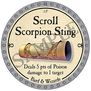 Scroll Scorpion Sting - 2024 (Platinum) - C