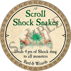 Scroll Shock Snakes - 2021 (Gold) - UC