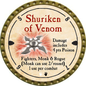 Shuriken of Venom - 2014 (Gold) - C007