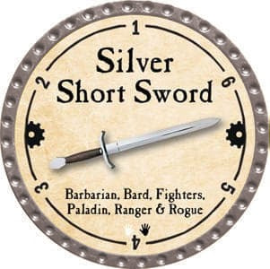 Silver Short Sword - 2013 (Platinum) - C37