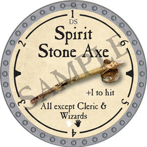 Spirit Stone Axe - 2019 (Platinum) - C