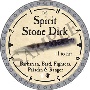 Spirit Stone Dirk - 2019 (Platinum) - C