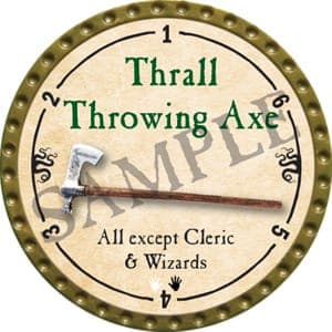 Thrall Throwing Axe - 2016 (Gold) - UC