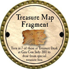 Treasure Map Fragment - 2011 (Gold)