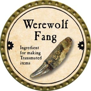 Werewolf Fang - 2013 (Gold) - C37
