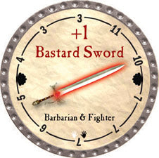 +1 Bastard Sword - 2011 (Platinum) - C37