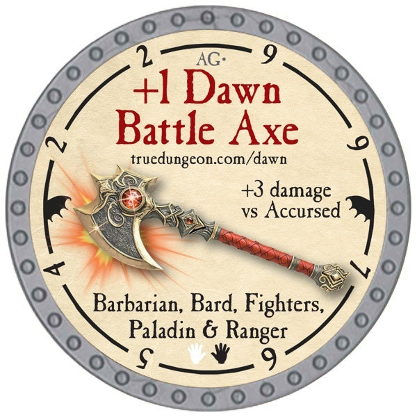 +1 Dawn Battle Axe - 2026 (Platinum) - C208