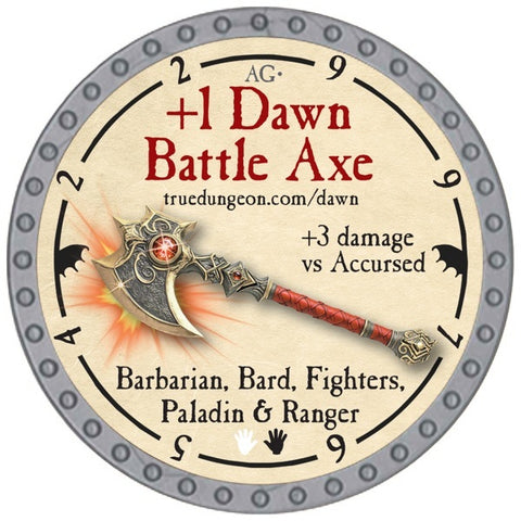 +1 Dawn Battle Axe - 2026 (Platinum) - C211